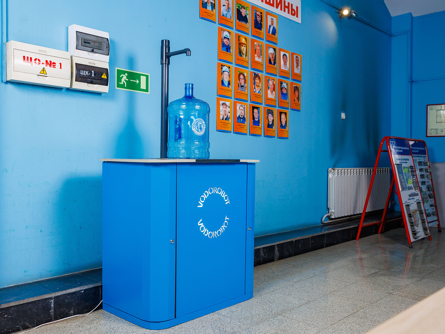 Стойки для залпового налива воды в большую тару